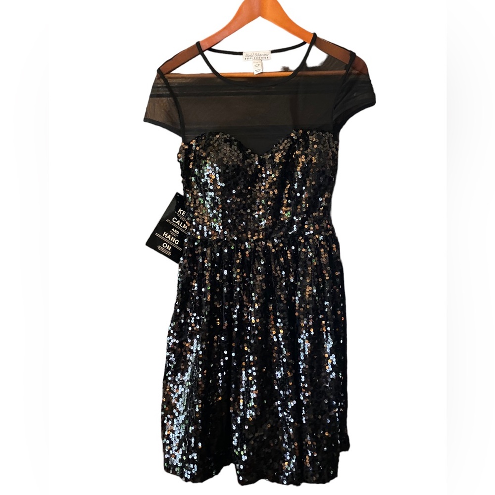 Model Behavior sequin party dress NWT